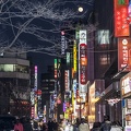Shopping Streets in Seoul by Night