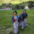 School Girls in Punakha