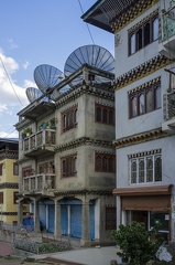 Satelite Antenna on Roof in Punakha