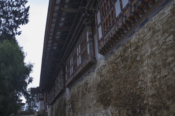 Monastery Wall in Phobjikha Valley