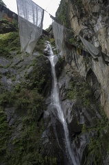 Water fall and Tiger’s Nest Monastery