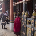 Monks in Paro Dzong
