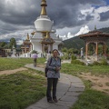 Hua at Temple in Bhutan 