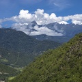 Khamsum Yulley Namgyal Chorten view to Himalaya