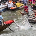 Coxswain falling from boat and trapped in noose - at Dragon Boat