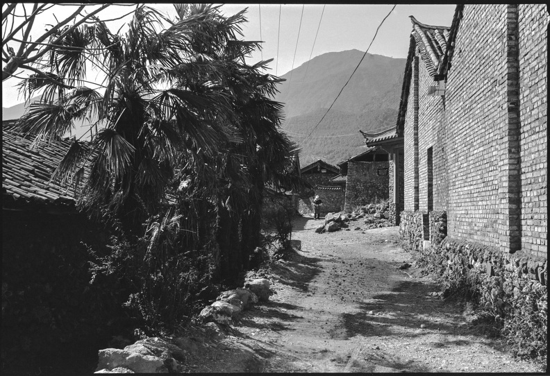 Old Village and Naxi Woman
