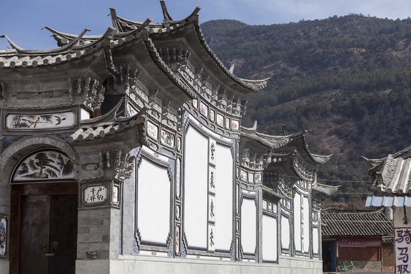 House in the Naxi village Yulong