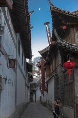 Morning in Lijiang Downtown