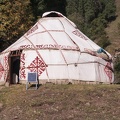Nomad yurt with photovoltaic