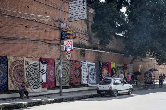 Carpets and Poster in Kathmandu
