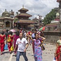 Crowded place in Kathmandu