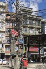 Telco Pole in Kathmandu