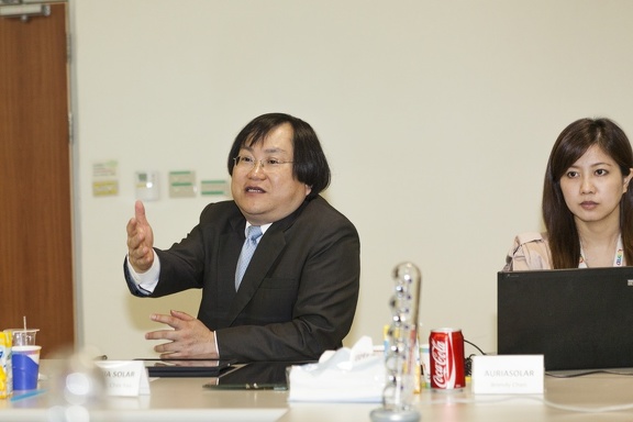 Chin-Yao Tsai Ph.D. (CEO, Auria Solar).