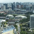 Singapore City View from Sigapore Flyer, Concert Hall, Esplanade