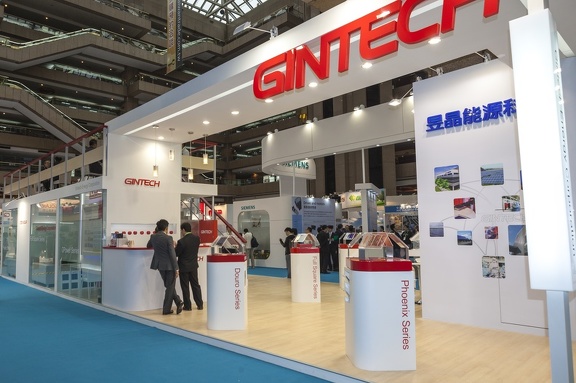 Gintech at PV Taiwan Exhibition.