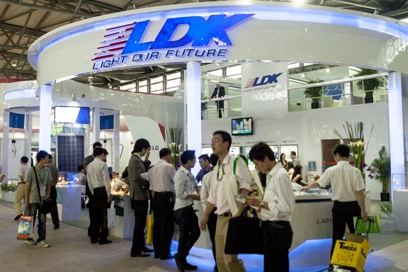 LDK Booth at SNEC Exhibition Shanghai 2012