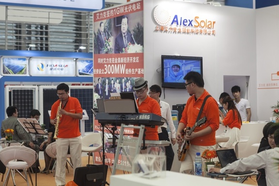 Alex-Solar Booth at SNEC Exhibition Shanghai 2012