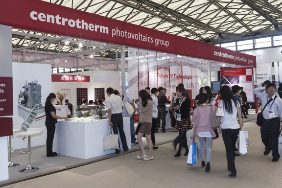 Centrotherm Booth at SNEC Exhibition Shanghai 2012