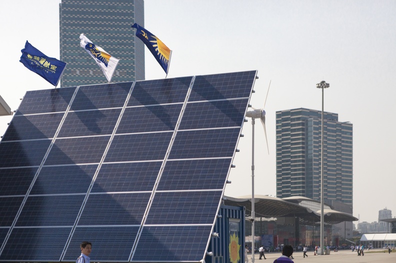 Solar Tracker at SNEC Exhibition Shanghai 2012