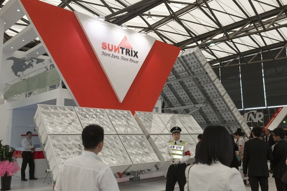 Suntrix Booth at SNEC Exhibition Shanghai 2012