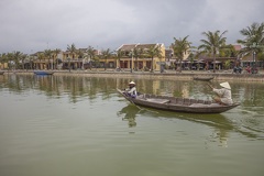 Boat on River in Hoi An