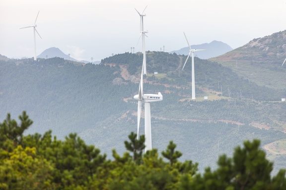 Windpark in Kuocang Mountain