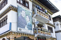 Ad with King and Queen in Punakha